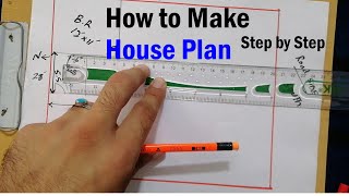 How to Make a House Plan Step by Step [upl. by Nork735]