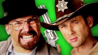 Rick Grimes vs Walter White Behind the Scenes Epic Rap Battles of History [upl. by Ad]