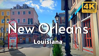 New Orleans Louisiana 4k Travel Tour French Quarter [upl. by Johnsten607]