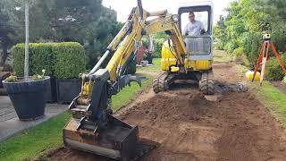 DIY MINI EXCAVATOR GRADING BUCKET [upl. by Gittle]