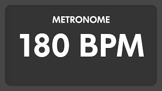 180 BPM  Metronome [upl. by Hay]