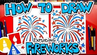 How To Draw An Exploding Firework [upl. by Heilner]