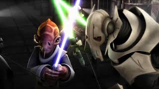 Kit Fisto amp Nahdar Vebb vs General Grievous [upl. by Asina137]