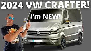 The NEW 2024 VW Crafter  Whats changing [upl. by Ardnasxela]