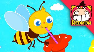 Honey bee song  Super songs  Nursery rhymes  Song of Bees  REDMON [upl. by Ecallaw361]