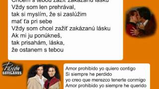 Amor prohibido Skrytá vášeň  Pasión de gavilanes [upl. by Sillyhp579]