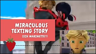 Miraculous Texting Story  Marinette is SICK Chat Noir is WORRIED LadyNoirAdrienette [upl. by Eytteb]