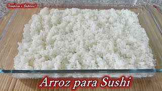 ARROZ PARA SUSHI receta muy fácil y en español [upl. by Melita]