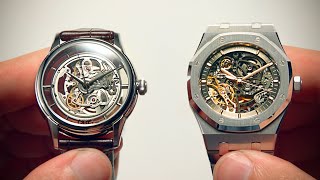 Can You Tell The Difference Cheap vs Expensive Skeleton Watches  Watchfinder amp Co [upl. by Adrahc]