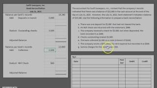 Bank Reconciliation [upl. by Oelak]