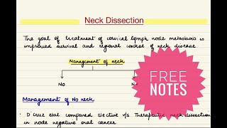 Neck DissectionTypes and Classification [upl. by Ogg]