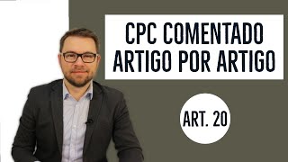 CPC COMENTADO  ART 20  ação declaratória [upl. by Eicrad]