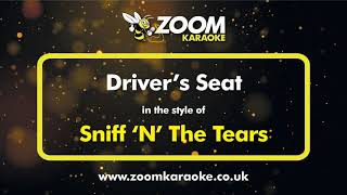 Sniff n The Tears  Drivers Seat  Karaoke Version from Zoom Karaoke [upl. by Araccat]