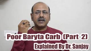 Poor Baryta Carb part 2 Explained by Dr Sanjay [upl. by Elisa]