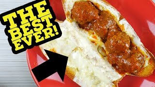 Quick and Easy Meatball Sub Recipe [upl. by Alleinad]