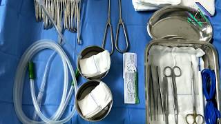 Abdominal Tubectomy surgical instrument Set  By Prems Surgical tutorial [upl. by Adnilra]