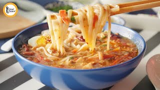 Hot amp Sour Noodle Soup Recipe By Food Fusion [upl. by Ardyce]