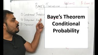 Tutorial 47 Bayes Theorem Conditional Probability Machine Learning [upl. by Jabez402]