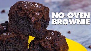 No Oven Brownies Recipe for Beginners Easy No Bake Brownies Recipe [upl. by Nylirej]