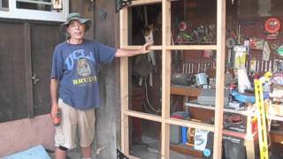 How to build a swing out garage door [upl. by Vesta599]