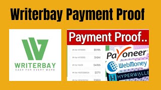 Writerbay Payment Proof [upl. by Sweatt]