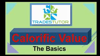 Calorific Value the basics [upl. by Eyssej]