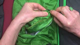 Mending with ladder stitch  invisible coat repair [upl. by Carrick]