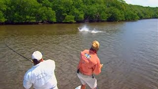 Tarpon Fishing Florida Everglades Epic Battles Deep in the Backcountry [upl. by Reames775]