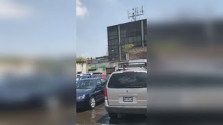 Impactantes imágenes del desplome de un edificio en México tras terremoto [upl. by Adnohsal]