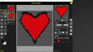 Piskel  Simple Pixel Animation [upl. by Ahsetel632]