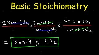 Stoichiometry Basic Introduction Mole to Mole Grams to Grams Mole Ratio Practice Problems [upl. by Enuahs62]