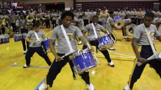 Drumline Battle  PVAMU vs AAMU 2016 [upl. by Aseeram884]