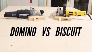 Biscuit Joiner vs Festool Domino [upl. by Ydner459]