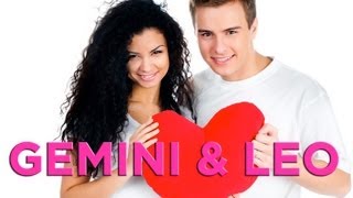 Are Gemini amp Leo Compatible  Zodiac Love Guide [upl. by Ecreip]