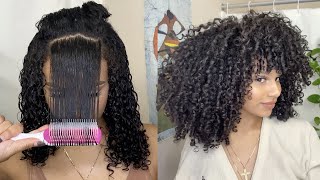 SILK PRESS on 4C twa NATURAL HAIR at home blowoutflat iron J Mayo [upl. by Piks]