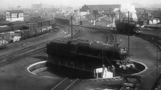 Vintage LMS railway film  Carrying the load  1946 [upl. by Aisetra]