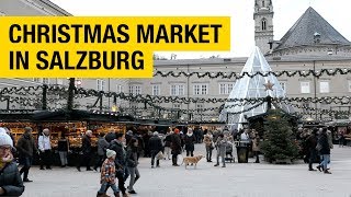 Christmas Market in Salzburg Austria [upl. by Artenra]