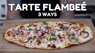 TARTE FLAMBE  FLAMMKUCHEN 3 Ways [upl. by Fedak]