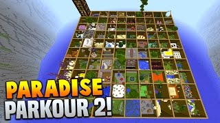 Minecraft PARADISE PARKOUR 2 Over 100 Stages amp Hour Long Parkour Map wPrestonPlayz amp Vikkstar [upl. by Banerjee142]