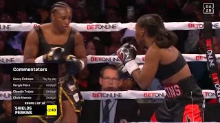 Claressa Shields vs Danielle Perkins FULL FIGHT recap [upl. by Lundquist72]