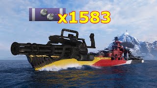 World of WarShips Schlieffen  4 Kills 366K Damage [upl. by Evad]