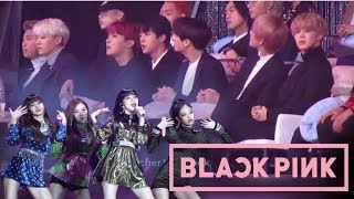 BTS reaction to BLACKPINKs Performance at the Golden Disc Awards [upl. by Anirbes]