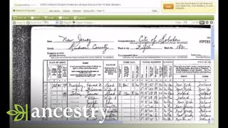 Exploring US Census Records  Ancestry [upl. by Aniad235]