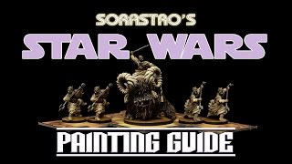 Star Wars Imperial Assault Painting Guide Ep24 Bantha amp Tusken Raiders [upl. by Ahsenom]