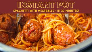 Instant Pot Spaghetti and Meatballs [upl. by Freda]