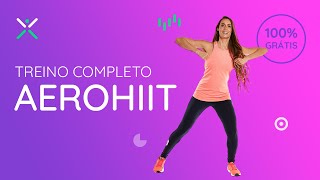 AEROHIIT COMPLETO PARA EMAGRECER EM CASA [upl. by Egroj638]