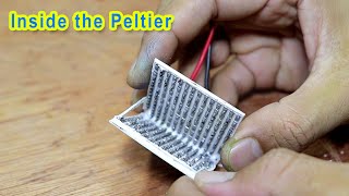 What inside of Peltier cooler To experiment of Peltier [upl. by Evander]