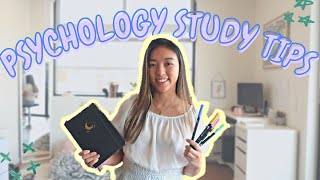 Psychology Study Tips for Uni  HOW TO GET A FIRST CLASS in Psychology 🧠 [upl. by Ayotl454]