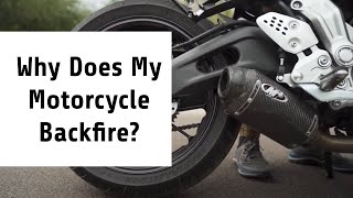 Why Is My Motorcycle Backfiring amp How To Fix It [upl. by Garber710]