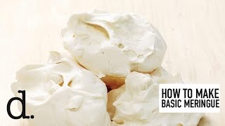 Basic Meringue Recipe  delicious Magazine [upl. by Siana]